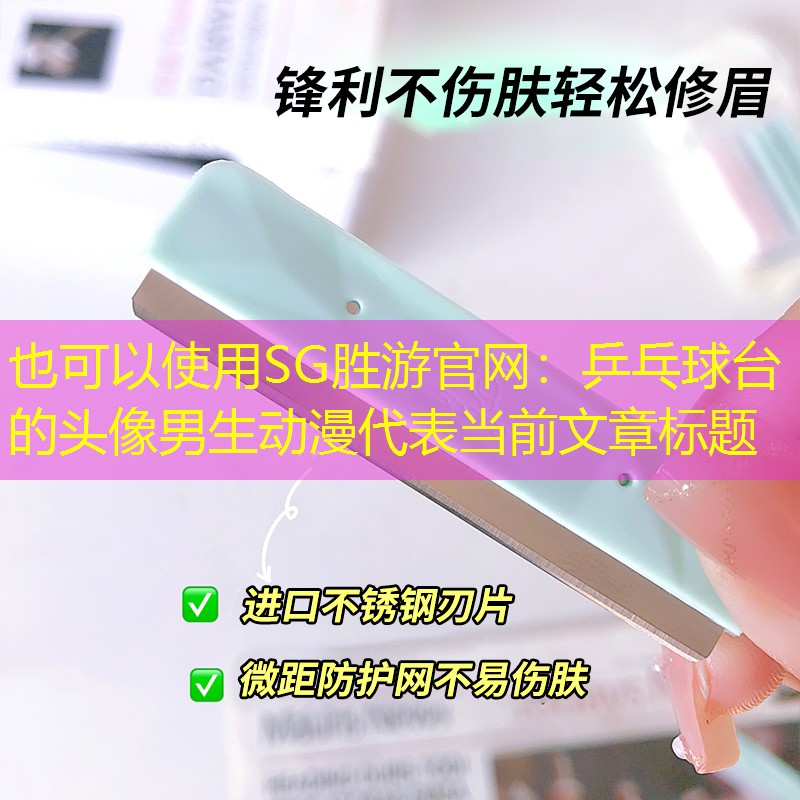 乒乓球臺的頭像男生動漫